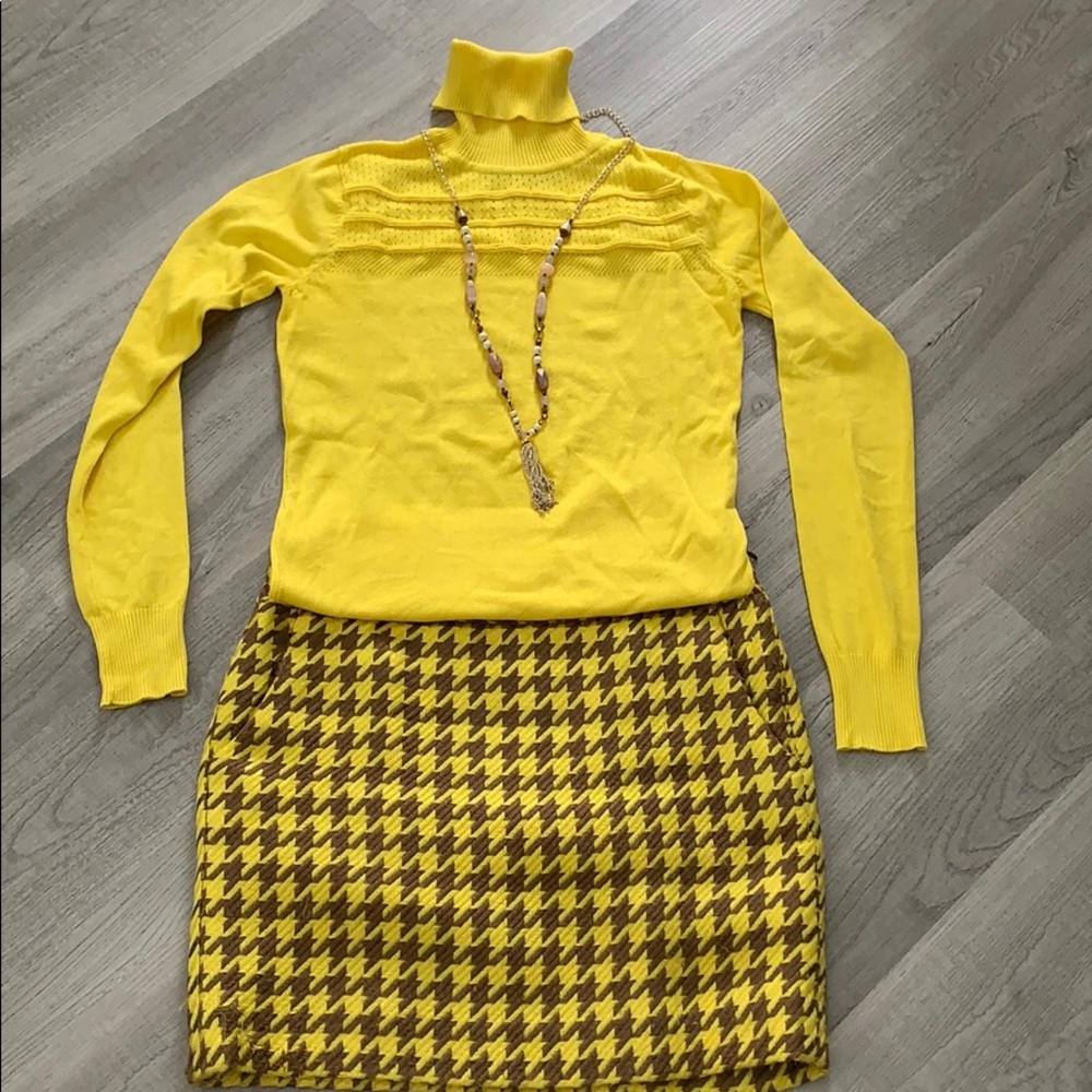 The Limited skirt and sweater